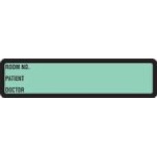 DR3451 | PREPRINTED MINT GREEN RING BINDER LABELS Size 1-3/8H X 5-3/8W 200/Roll