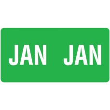 ETS-01 | Smead 67451 Dark Green January Month Labels Size 1/2H x 1W 250/Pack 
