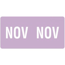 ETS-11 | Smead 67461 Lavender November Month Labels Size 1/2H x 1W 250/Pack 