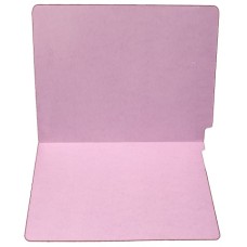 F11RS-0-LA | 11pt. Lavender Colored End Tab File Folders, No Fasteners, 100/bx