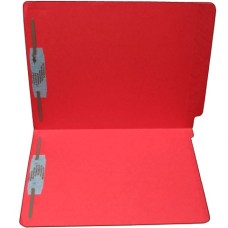F11RS-13-RD | 11pt. Red Colored End Tab File Folders, Letter Sz, 2 Fasteners, 50/bx