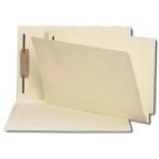 File Backers 1/3 Cut Tabs Legal Size with Fasteners 100 per Box Heavy Duty 14pt 
