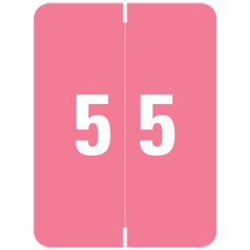 KXY-5 | Pink #5 Labels Match KARDEX Series Size 2H x 1-1/2W Laminated 500/Box 