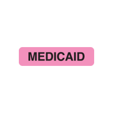 MAP120 - MEDICAID - Fluorescent Pink with Black Print