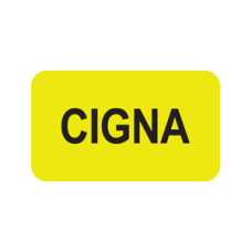 MAP1430 - CIGNA - Fluorescent Chartreuse with Black Print