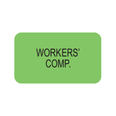 MAP1690 - WORKERS COMP - Fluorescent Green/Bk Print