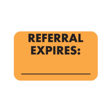 MAP2330 - REFERRAL EXPIRES: - Fl Orange with Bk Print