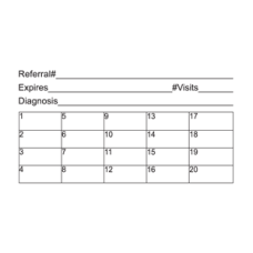 MAP2450 - REFERRAL - White Label with Black Print 250/Bx