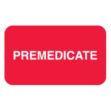 MAP2490 - PREMEDICATE - Red Label with White Print