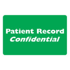 MAP256 - PATIENT RECORD CONFID - Green/White Print