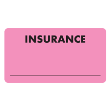 MAP2830 - INSURANCE - Fluorescent Pink with Black Print