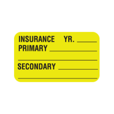 MAP2850 - INSURANCE - Fluorescent Chartresue/Bk Print