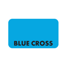 MAP2900 - BLUE CROSS - Blue Label with Black Print