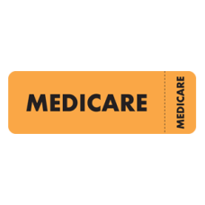 MAP3080 - MEDICARE - Fluorescent Orange with Black Print