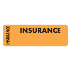 MAP3140 - INSURANCE - Fluorescent Orange with Bk Print