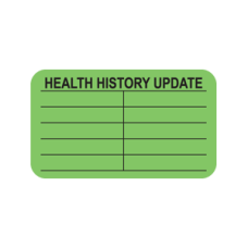 MAP3570 - HEALTH HISTORY - Fluorescent Green/Bk Print