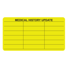 MAP3600 - MEDICAL HISTORY - Fluorescent Chartreuse/Bk