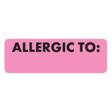 MAP4950 - ALLERGIC TO - Fluorescent Pink with Black Print