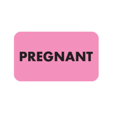 MAP5010 - PREGNANT - Fluorescent Pink with Black Print