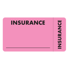 MAP5210 - INSURANCE - Fluorescent Pink with Black Print