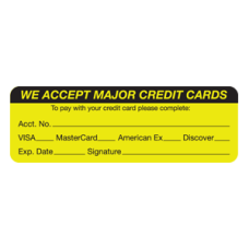 MAP5790 - WE ACCEPT MAJOR - Fl Chartreuse/Black Print