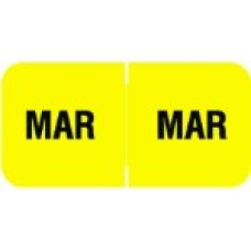 MBLM-03 | March Month Labels Barkely FMBLM Size 3/4H x 1-1/2W Laminated 250/Box 