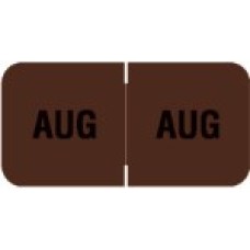 MBLM-08 | August Month Labels Barkely FMBLM Size 3/4H x 1-1/2W Laminated 250/Box 