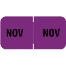 MBLM-11 | November Month Labels Barkely FMBLM Size 3/4H x 1-1/2W Laminated 250/Box 