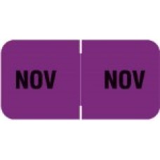 MBLM-11 | November Month Labels Barkely FMBLM Size 3/4H x 1-1/2W Laminated 250/Box 