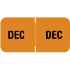 MBLM-12 | December Month Labels Barkely FMBLM Size 3/4H x 1-1/2W Laminated 250/Box 