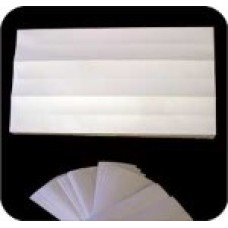 Label Protectors,  Mylar 2 x 11 Clear Self Adhesive Tab Protection Label 500/Pack