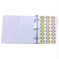 POS Ringbinder Set with Indexes, Assorted A-Z plus Mc