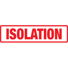 SIDI - ISOLATION - Red and White Label with Red Print 