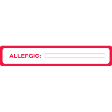 UL927 - ALLERGY LABELS, UL927, Allergy Stickers Warning