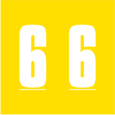XAMP-6 | Yellow #6 Labels Match Ames Size 1-7/8H x 1-7/8W Unlaminated 1000/Box  