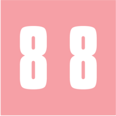 XAMP-8 | Pink #8 Labels Match Ames Size 1-7/8H x 1-7/8W Unlaminated 1000/Box    