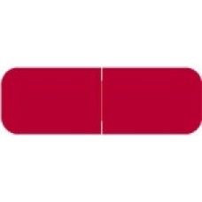 XBAM-00 | Red Small Solid Labels Barkley FXBAM Size 1/2H x 1-1/2W Laminated  500/Box