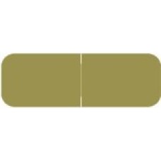 XBAM-05 | Gold Small Solid Labels Barkley FXBAM Size 1/2H x 1-1/2W Laminated  500/Box 