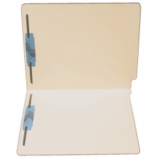 F18W-13 | 2in W-Fold 18 Pt. 240 lb Manila Folders, 2 Fasteners, Pos 1&3, 25/bx