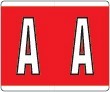 PSF139-A | Red A Labels Kardex PSF139 Size 1-1/4H x 1-1/2W Laminated 500/Box