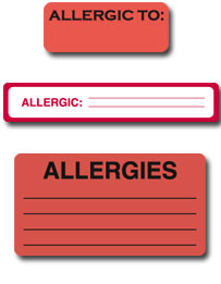 Alpha Labels For Medical Charts