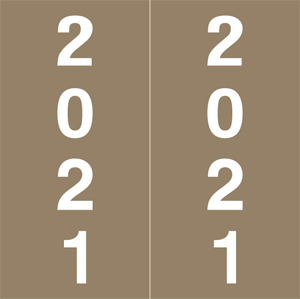 2021 Year Labels