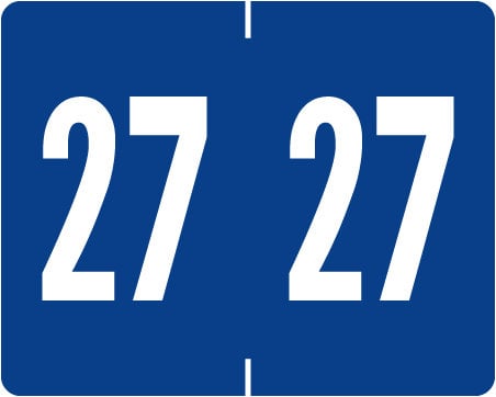 2027 Year Labels