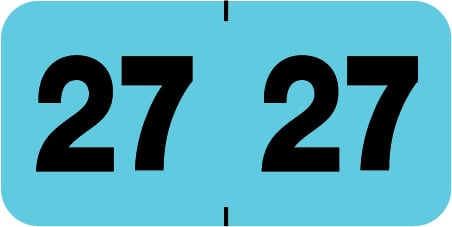 2027 Year Labels