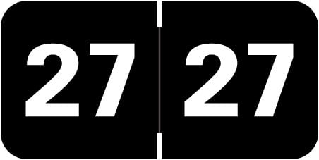 2027 Year Labels