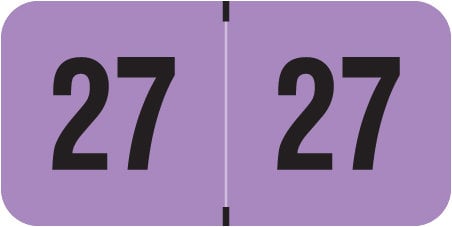 2027 Year Labels