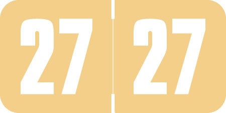 2027 Year Labels