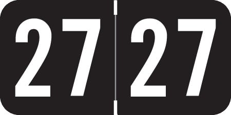 2027 Year Labels